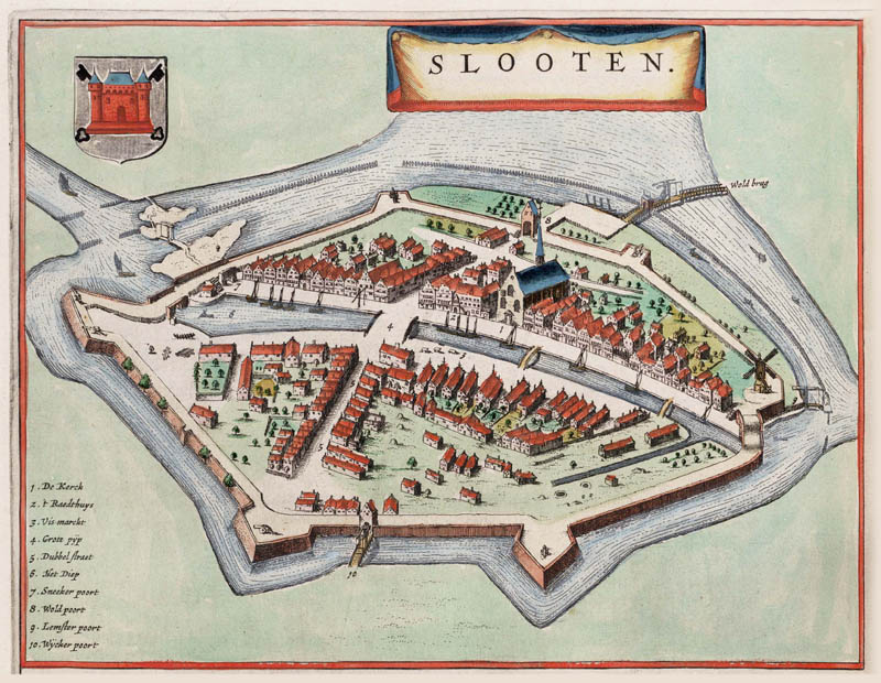 Sloten 1649 Blaeu